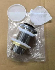 Донний клапан для раковини Koer PW-10-01 1 1/4''  без переливу автоматичний СLICK-СLACK (Колір хром) (KR5797)