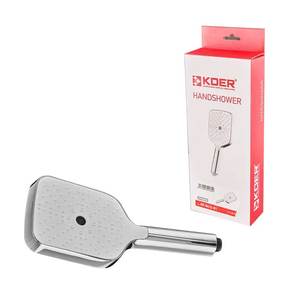 Лійка для душу Koer KP-0412-01 3 функції (Колір хром) (KR5416)