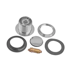 Донний клапан для ванни Zerix BV-07 1 1/2'' автоматичний СLICK-СLACK (Колір хром) (ZX6024)