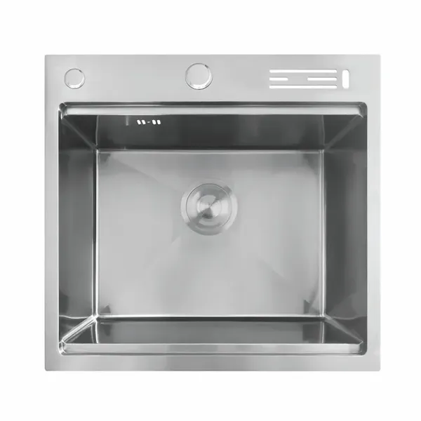 Мийка Mixxus MH5050-SK NANO-SILVER (3.0/0.8) з н.ст. зі сходинкою для суш.,з підст.під ножі(нерж.)(MX1939)
