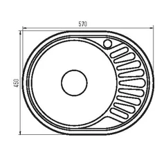 Мийка ZERIX Z5745-08-180MD (micro decor) (ZM0615)