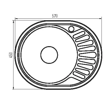 Мийка ZERIX Z5745-08-180MD (micro decor) (ZM0615)