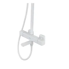 Душова колона Mixxus Premium VIRGO 009-J WHITE з термостичним змішувачем,3 функції (MI6648)
