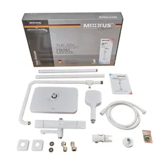 Душова колона Mixxus Premium VIRGO 009-J WHITE з термостичним змішувачем,3 функції (MI6648)