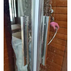 Душова кабіна без піддону Koer SR SC10-90x90x195-TR-01 прозоре скло Easy Clean 6мм, хром (KR5942)