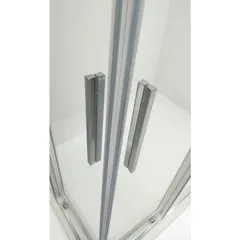 Душова кабіна без піддону Koer SR SC10-90x90x195-TR-01 прозоре скло Easy Clean 6мм, хром (KR5942)