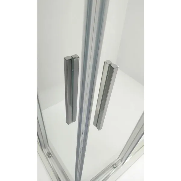 Душова кабіна без піддону Koer SR SC10-90x90x195-TR-01 прозоре скло Easy Clean 6мм, хром (KR5942)