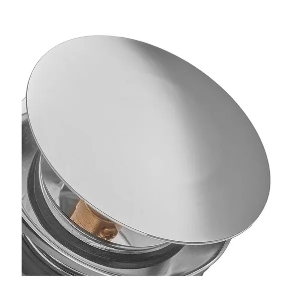 Донний клапан для ванни Zerix BV-08 1 1/2'' автоматичний СLICK-СLACK (Колір хром) (ZX6025)