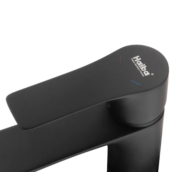 Змішувач для умивальника HAIBA MILANO 001 BLACK  (HB4034)