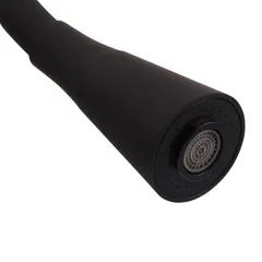 Змішувач для кухні Mixxus SEO-011-T Graphite Refl.Black з нерж.сталі SUS304 (Кол.графіт+сил.вилив чорний) (MI8434)