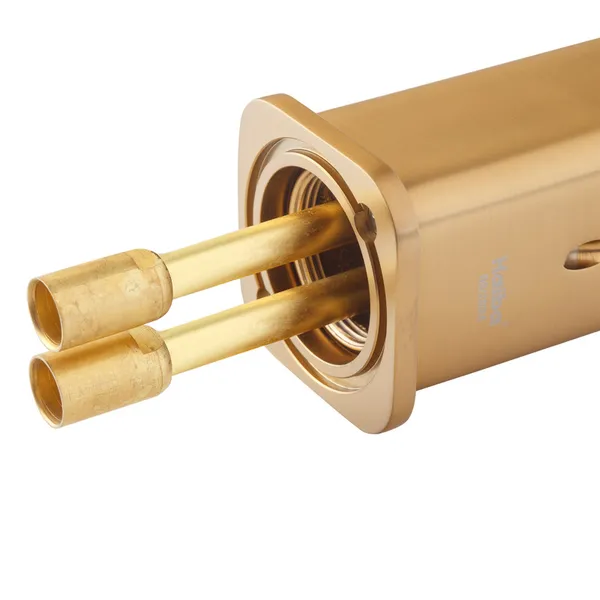 Змішувач для умивальника високий Haiba KUBUS 001 (HIGH) BRUSHED GOLD (HB9623)