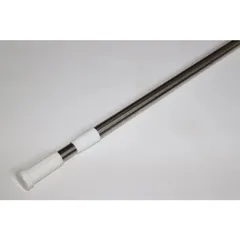Штанга для шторки телескопічна пряма Mixxus CRS-110x200 110cm-200cm (нержавіюча сталь) (AC0653)