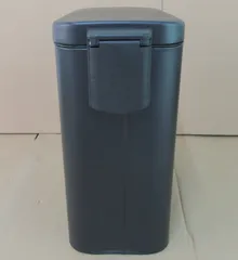 Відро для сміття з плавним закриттям прямокутне Mixxus Diverse-TC0312 Black 12л колір чорний (MI7091)
