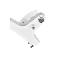 Змішувач для ванни Plamix CEZAR-009 EURO SET White, зі шлангом, лійкою та кронштейном (PM0692)
