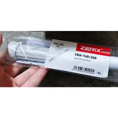 Штанга для шторки телескопічна пряма Zerix CRA-140x260 140cm-260cm (алюміній) (ZX4999)