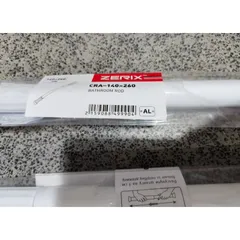 Штанга для шторки телескопічна пряма Zerix CRA-140x260 140cm-260cm (алюміній) (ZX4999)