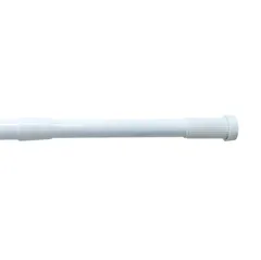 Штанга для шторки телескопічна пряма Zerix CRA-110x200 110cm-200cm (алюміній) (ZX4998)