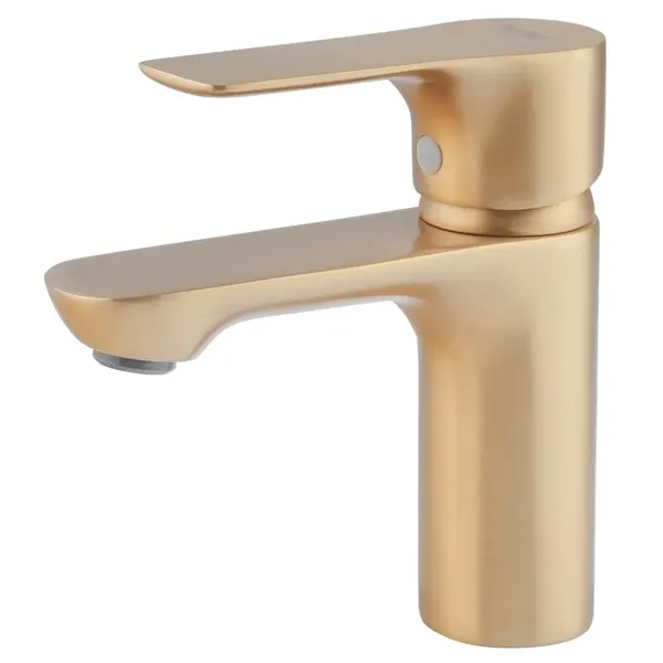 Змішувач для умивальника Haiba Milano 001 BRUSHED GOLD (HB9619)