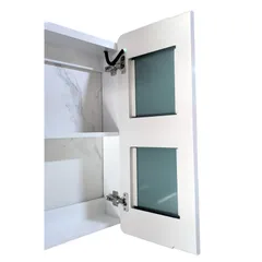 Дзеркальна шафка Mixxus Premium Olivary CM01-70x70x13 з LED Touch, димером, регулятором яскравості (MI8295)