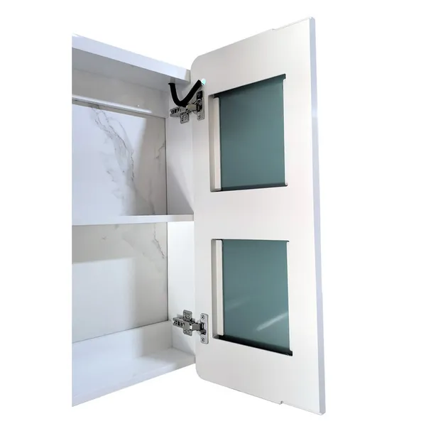 Дзеркальна шафка Mixxus Premium Olivary CM01-70x70x13 з LED Touch, димером, регулятором яскравості (MI8295)