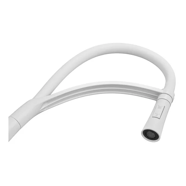 Змішувач для кухні Plamix Lucas-017 SET White REFL.White з підведенням (PM0716)