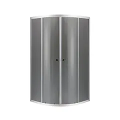 Душова кабіна без піддону Mixxus PLAIN SC01-90x90x185-GR CHROME сіре тоноване скло 4мм (MI6900)