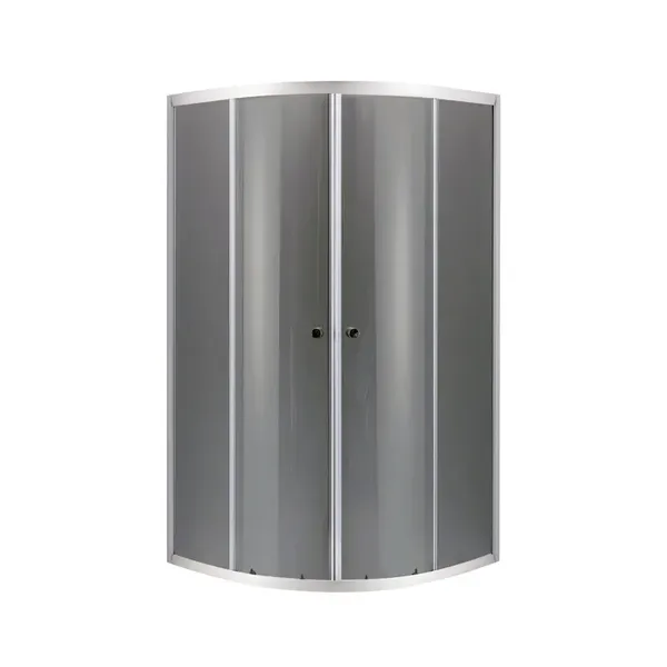 Душова кабіна без піддону Mixxus PLAIN SC01-90x90x185-GR CHROME сіре тоноване скло 4мм (MI6900)