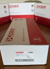 Сифон для ванни Koer BD-03-01 автоматичний (Click-Clack) з переливом, без ревізії (Колір хром) 1 1/2'' (KR5441)