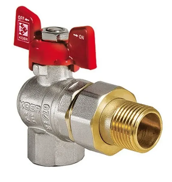Кран з американкою 3/4" (Koer KR.228) кутовий (KR0018)