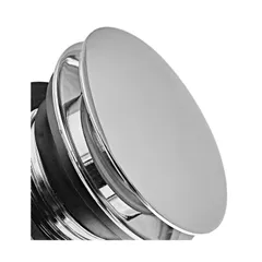 Донний клапан для ванни Koer PW-05-01 автоматичний (Click-Clack) (Колір хром) 1 1/2'' (KR3406)