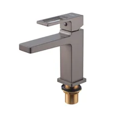 Змішувач для умивальника Haiba Kant 001 Graphite (Колір графіт) (HB9664)