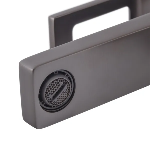 Змішувач для умивальника Haiba Kant 001 Graphite (Колір графіт) (HB9664)