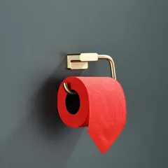 Тримач для туалетного паперу Koer AS-0107-12 колір матове золото (KR6183)