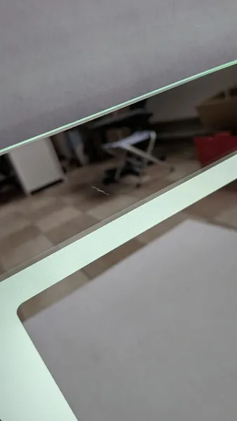 Уцінка - Дзеркало Mixxus STYLE MR03-90x70 з Led Touch, Anti-fog, димером, рег. яскравості, годинником (MI6007-20260604-9903)