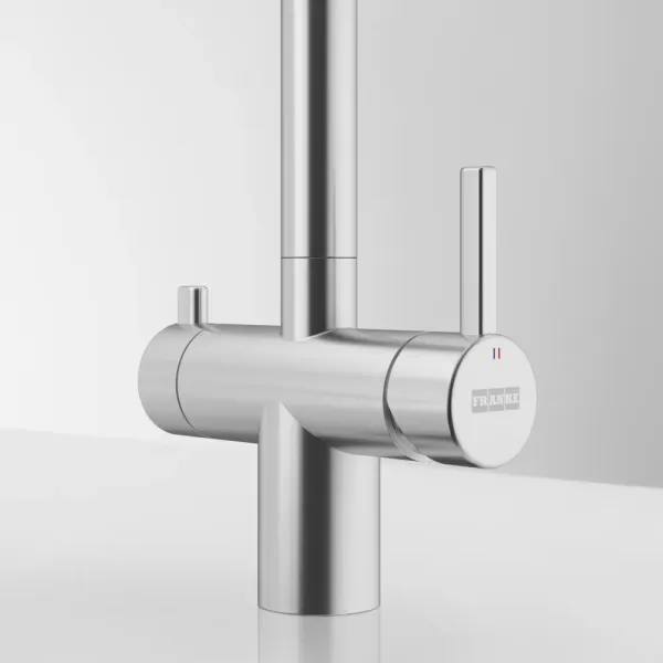 Atlas Neo Clear Water Pull Out, змішувач з витяжним виливом з під'єднанням до фільтра, нерж. сталь