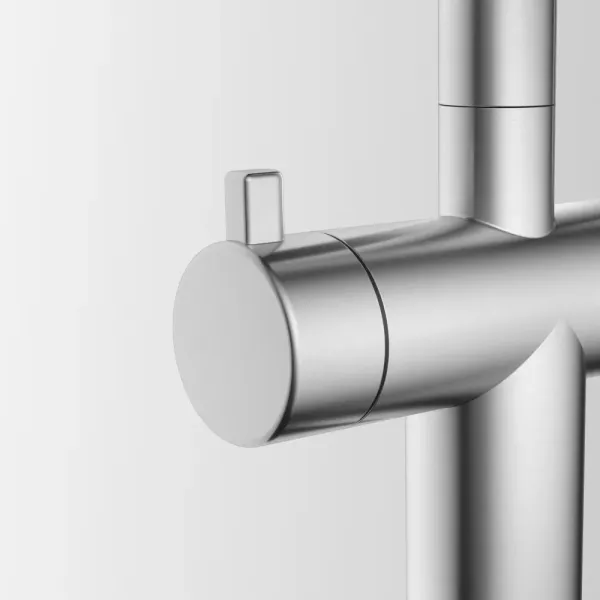 Atlas Neo Clear Water Pull Out, змішувач з витяжним виливом з під'єднанням до фільтра, нерж. сталь
