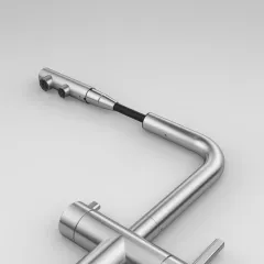 Atlas Neo Clear Water Pull Out, змішувач з витяжним виливом з під'єднанням до фільтра, нерж. сталь