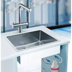 Atlas Neo Clear Water Pull Out, змішувач з витяжним виливом з під'єднанням до фільтра, нерж. сталь