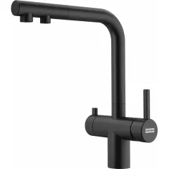 Atlas Neo Clear Water Pull Out, змішувач з витяжним виливом з під'єднанням до фільтра, інд. чорний
