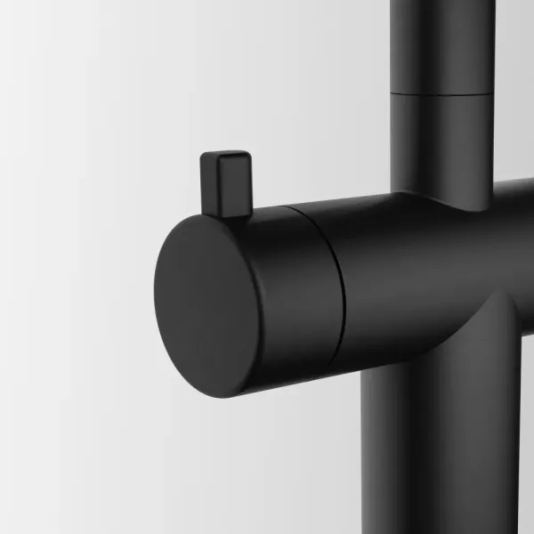 Atlas Neo Clear Water Pull Out, змішувач з витяжним виливом з під'єднанням до фільтра, інд. чорний