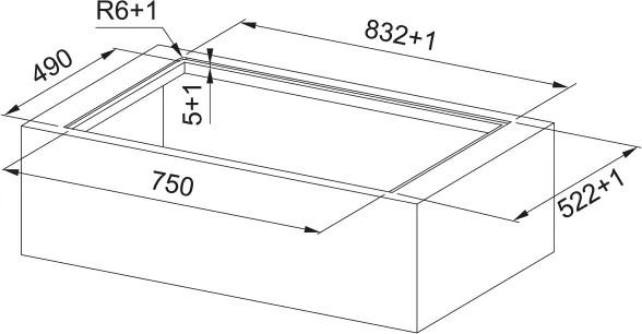FMA 8352 HI (Maris 2gether Midnight, чорний матовий, інд. поверхня + інтегров. витяжка)