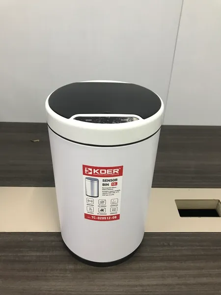 Відро для сміття сенсорне кругле KOER TC-020512-08 12 л (колір білий) (KR5936)