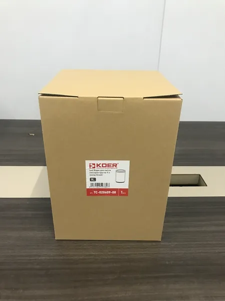 Відро для сміття сенсорне кругле KOER TC-020609-08 9 л (колір білий) (KR5938)