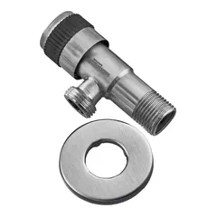 Кран для підключення сантехприладів MIXXUS VAL-04-1/2x1/2 з нерж. сталі SUS304 (Колір нерж) (MI6026)