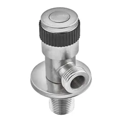 Кран для підключення сантехприладів MIXXUS VAL-04-1/2x1/2 з нерж. сталі SUS304 (Колір нерж) (MI6026)
