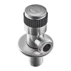 Кран для підключення сантехприладів MIXXUS VAL-04-1/2x1/2 з нерж. сталі SUS304 (Колір нерж) (MI6161)