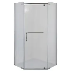 Душова кабіна без піддону MIXXUS LINES SC01-90x90x185-TR CHROME прозоре скло 6мм (MI6915)