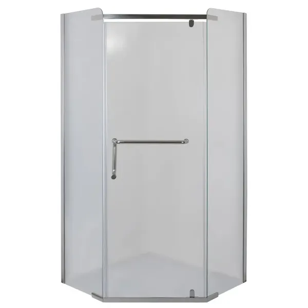 Душова кабіна без піддону MIXXUS LINES SC01-90x90x185-TR CHROME прозоре скло 6мм (MI6915)