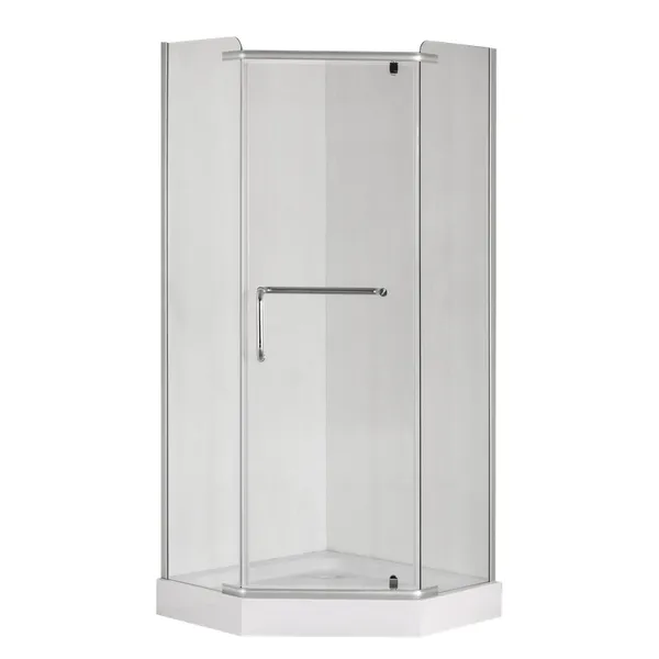 Душова кабіна без піддону MIXXUS LINES SC01-90x90x185-TR CHROME прозоре скло 6мм (MI6915)