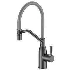 Змішувач для кухні MIXXUS PREMIUM GRAVITY 017 NUT GRAPHITE REFL.GRAY (Колір графіт+силік. вилив сірий) (MI8409)